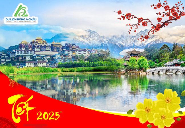 TOUR TRUNG QUỐC: LỆ GIANG - SHANGRILA 6 NGÀY 5 ĐÊM TẾT NGUYÊN ĐÁN 2025